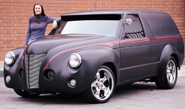 the looks of a rare 1940 ford sedan delivery street rod – starts with s10 blazer